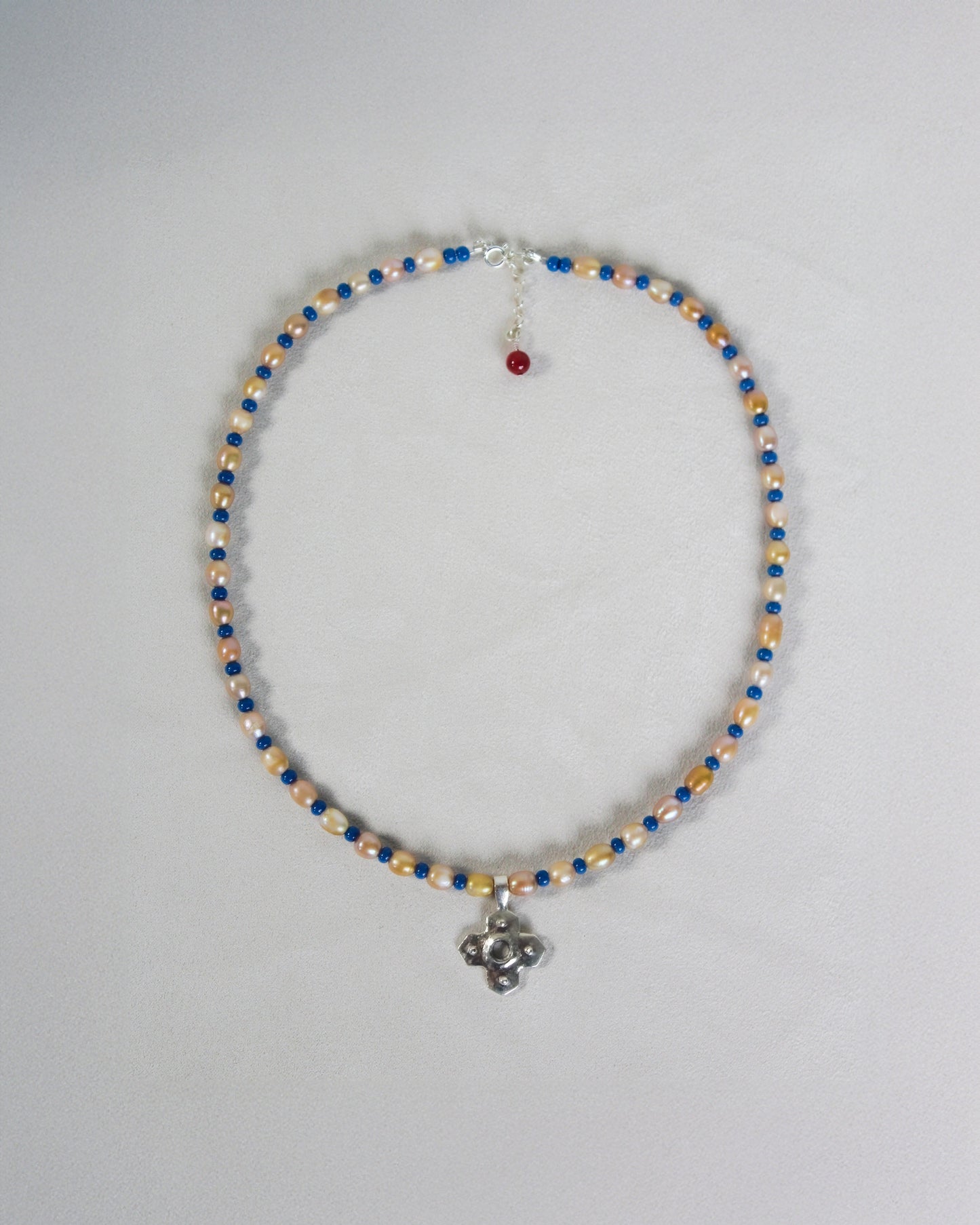 Azulejo beaded necklace