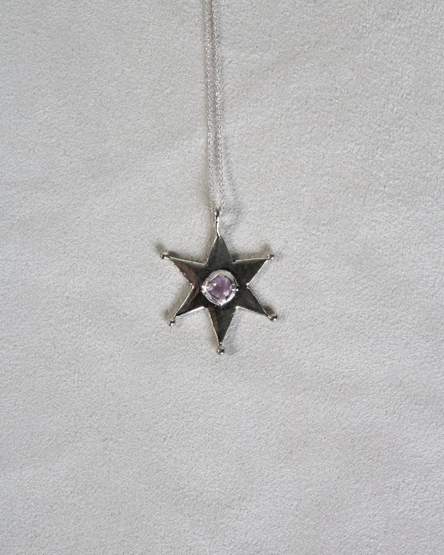 Stella pink quarts necklace