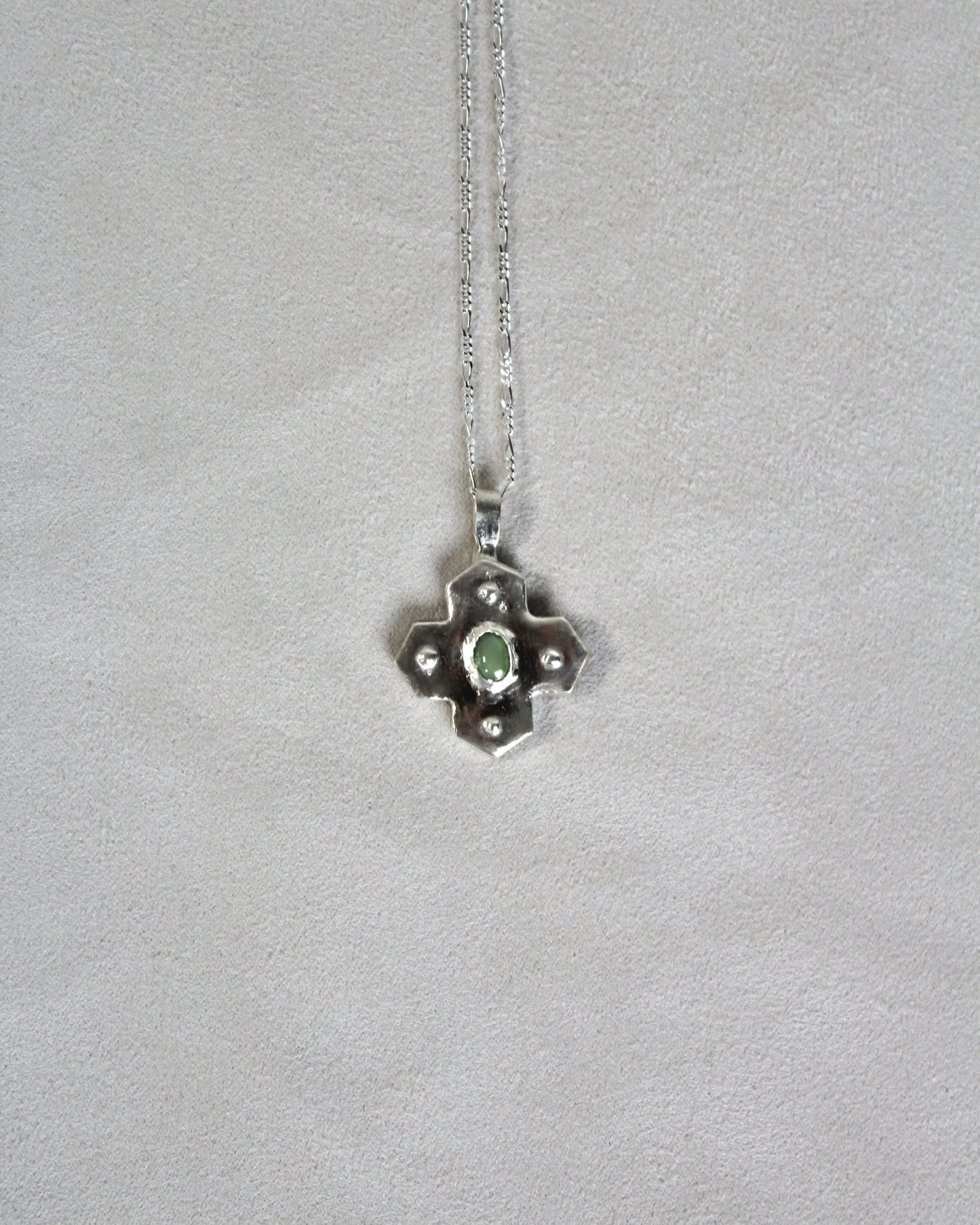 Tuile jade necklace