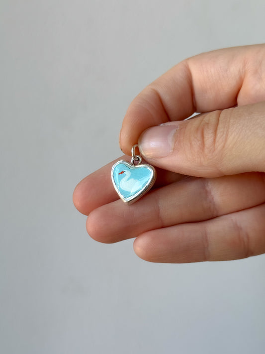 Swan heart pendant 1/1