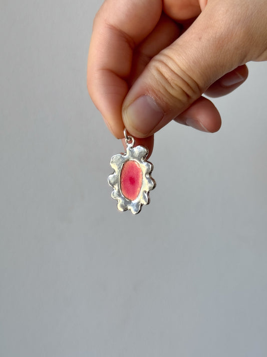 Pink flower pendant 1/1
