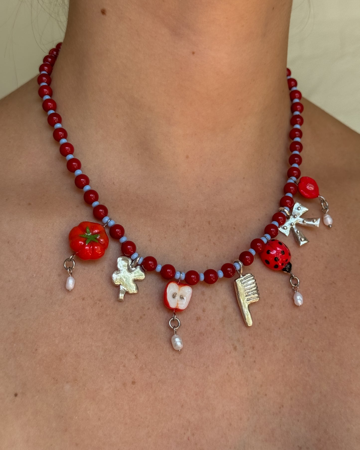Ladybug necklace