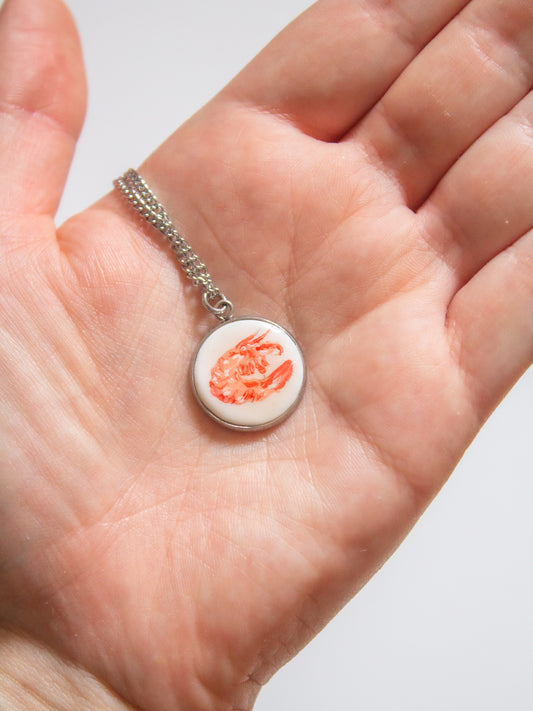 Shrimp pendant
