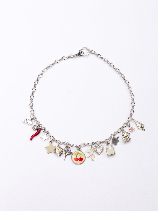 Cherry tree necklace