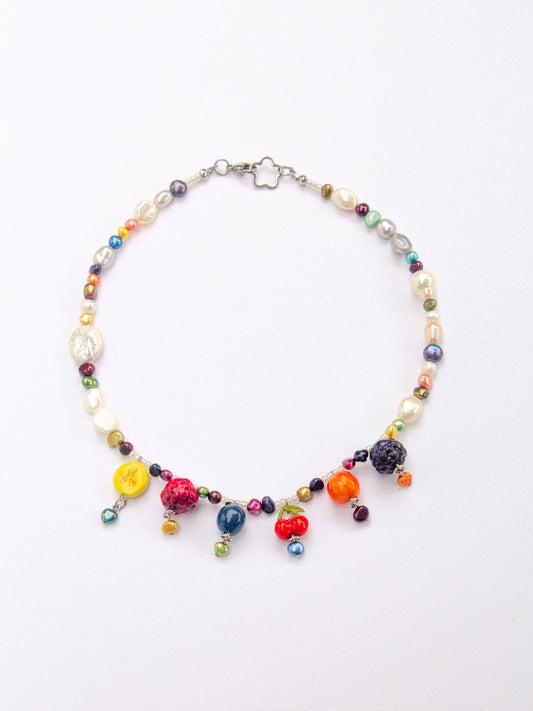 Berry picking necklace