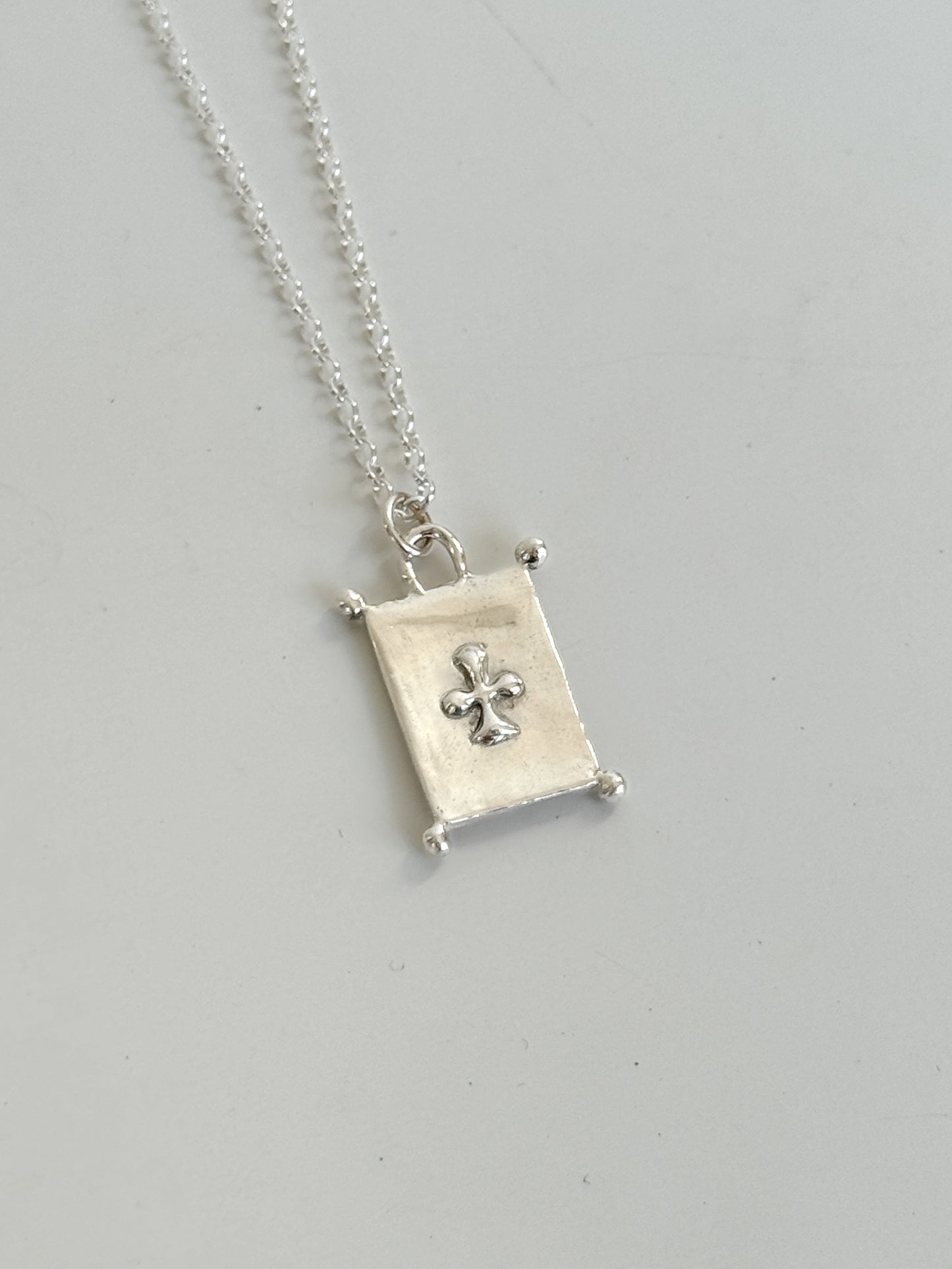 Club card necklace