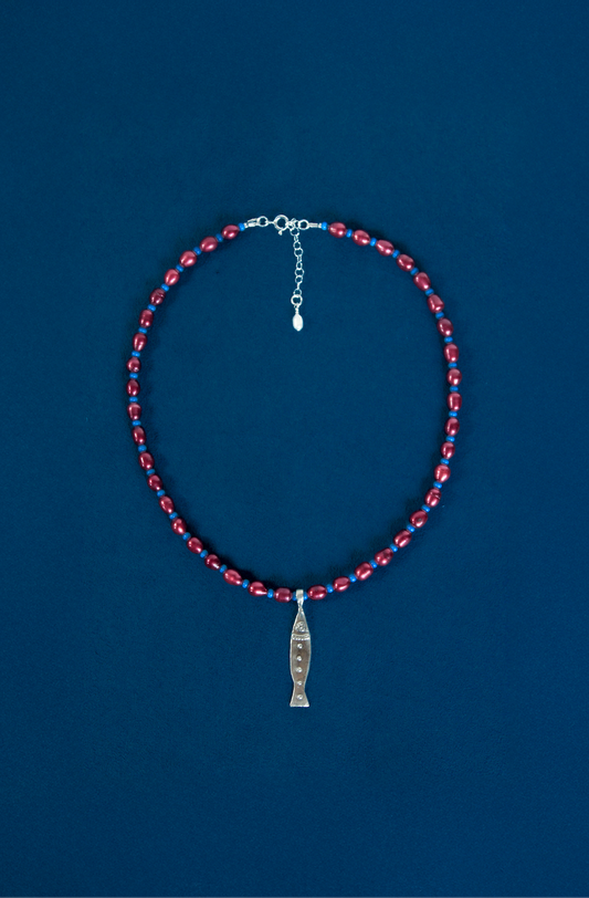 Tetra beaded necklace