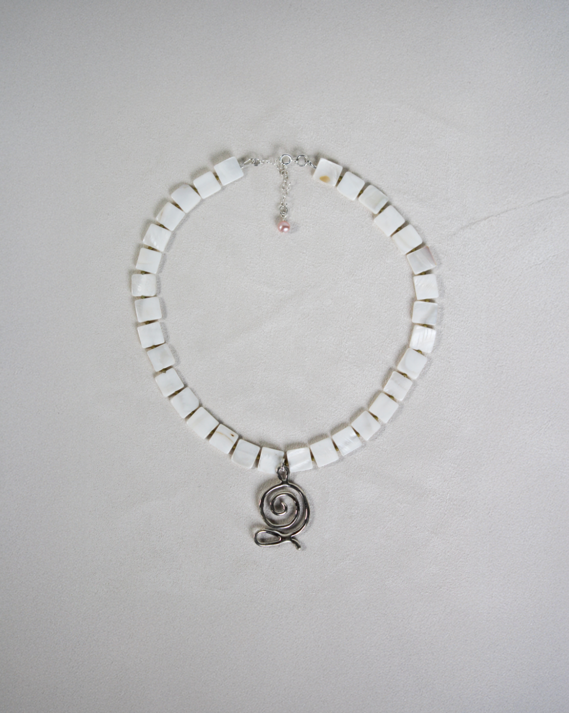 Helix beaded necklace